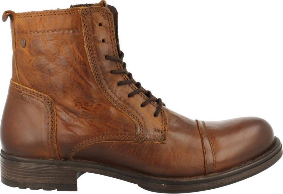 JACK & JONES JACK&JONES ADDITIONALS JFWRUSSEL LEATHER COGNA LN Heren Laarzen