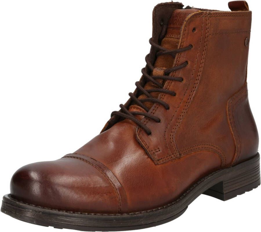 JACK & JONES JACK&JONES ADDITIONALS JFWRUSSEL LEATHER COGNA LN Heren Laarzen