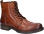 JACK & JONES JACK&JONES ADDITIONALS JFWRUSSEL LEATHER COGNA LN Heren Laarzen - Thumbnail 24