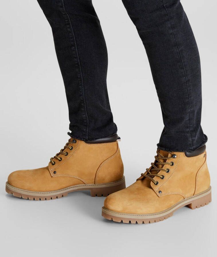 JACK & JONES JACK&JONES FOOTWEAR veterboots Donkerbruin