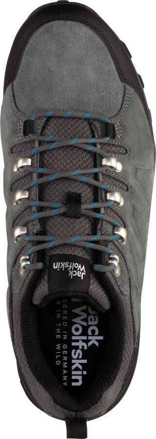 Jack Wolfskin REFUGIO TEXAPORE LOW M Heren Wandelschoenen grey black