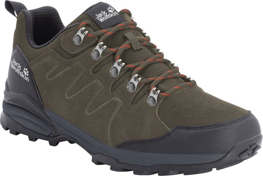 Jack Wolfskin Refugio Texapore Low Men Waterdichte wandelschoenen Heren Khaki Phantom