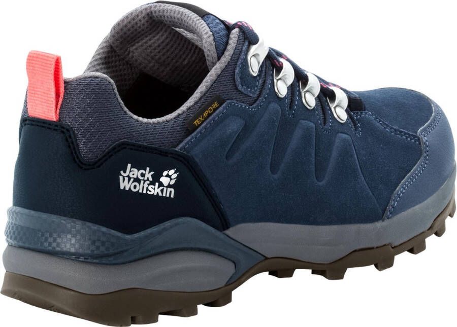 Jack Wolfskin Refugio Texapore Low Women Waterdichte wandelschoenen Dames Dark Blue Grey