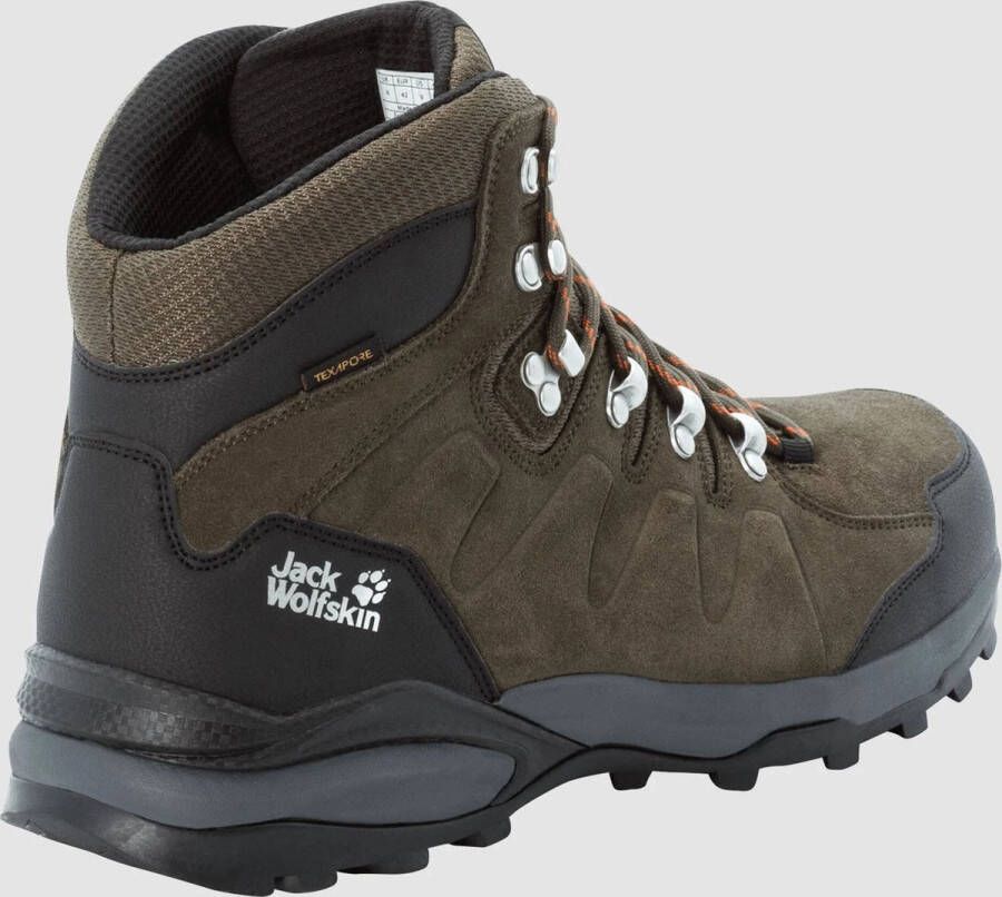 Jack Wolfskin REFUGIO TEXAPORE MID M Heren Wandelschoenen khaki phantom