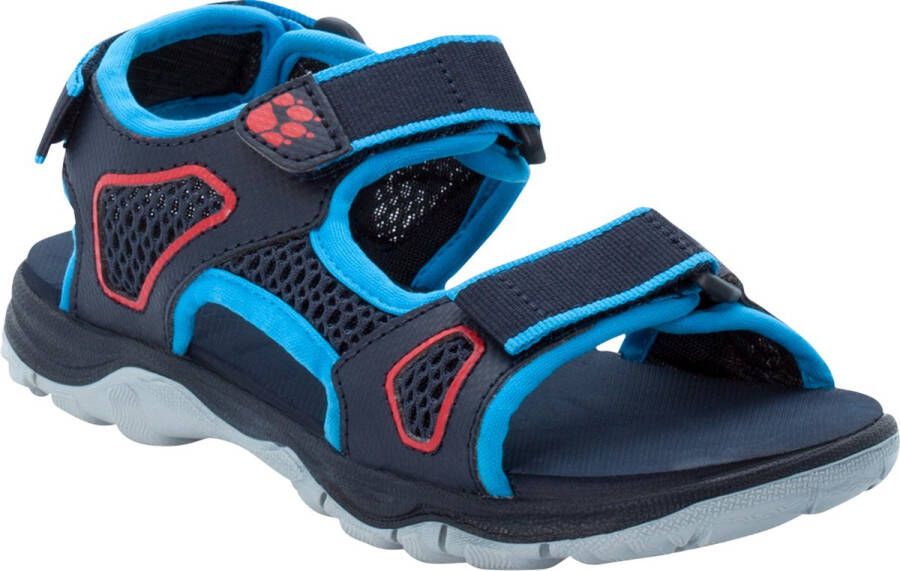 Jack Wolfskin Taraco Beach Sandal Kids Kinderen sandalen 27 blue red blue red