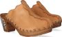 Jan Jansen Knock On Wood Dames Clogs Cuoio Bruin Nubuck JJ27.cuoio - Thumbnail 3