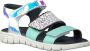 Jochie & Freaks Sandalen 20714 Groen - Thumbnail 3