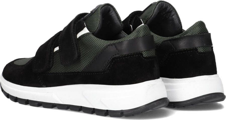 Jochie & Freaks Jesse Lage sneakers Leren Sneaker Jongens Zwart