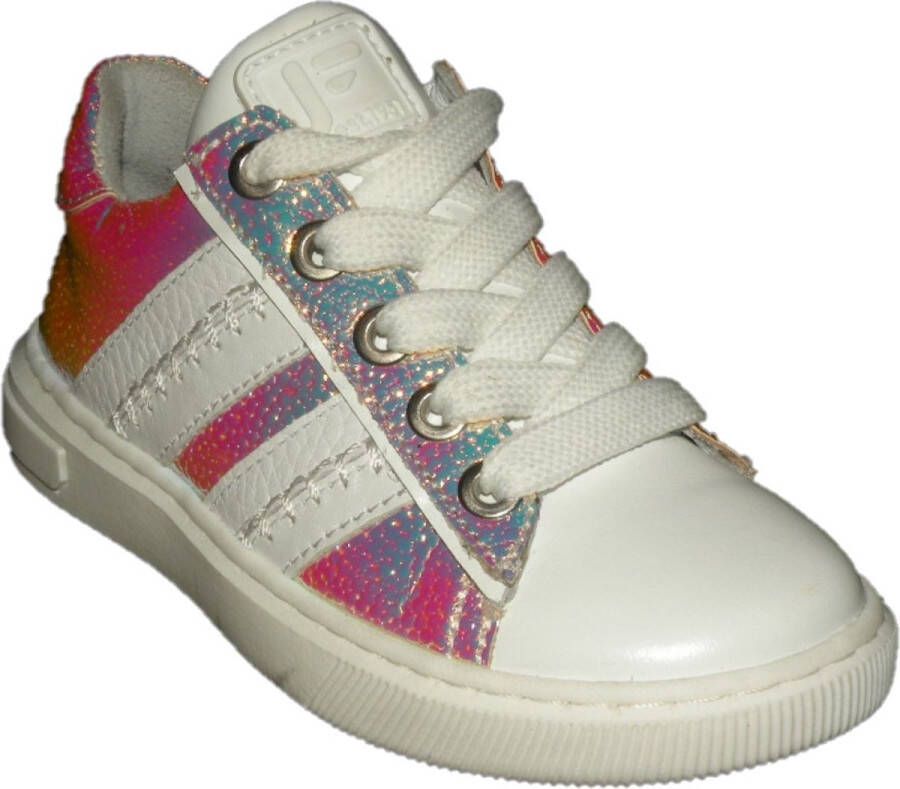 Jochie & Freaks Steffie Lage sneakers Leren Sneaker Meisjes Kids Multi