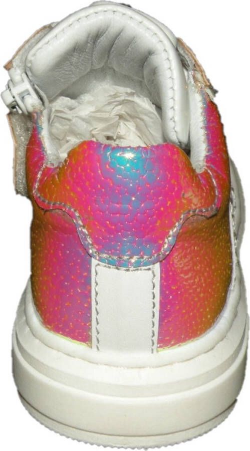 Jochie & Freaks Steffie Lage sneakers Leren Sneaker Meisjes Kids Multi