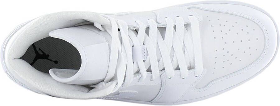 Jordan Air 1 Mid Triple White Sneakers Schoenen Leer Wit DV0991