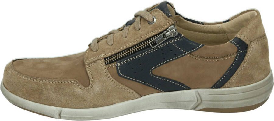 Josef Seibel ENRICO 20 CasualHeren sneakersHeren veterschoenVrije tijdsschoenen Taupe