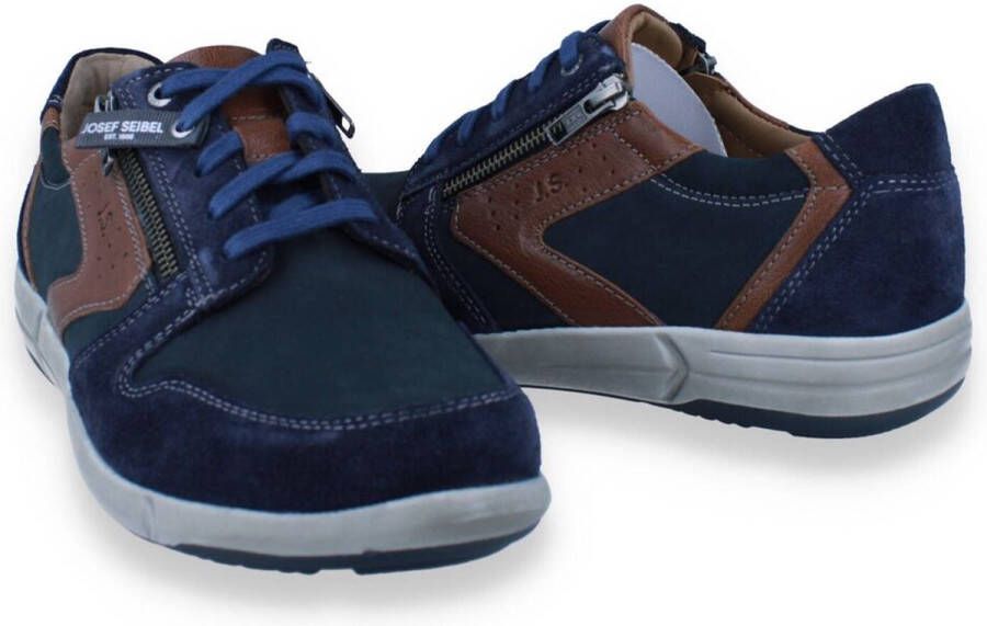 Josef Seibel Heren Sneaker Enrico Blauw