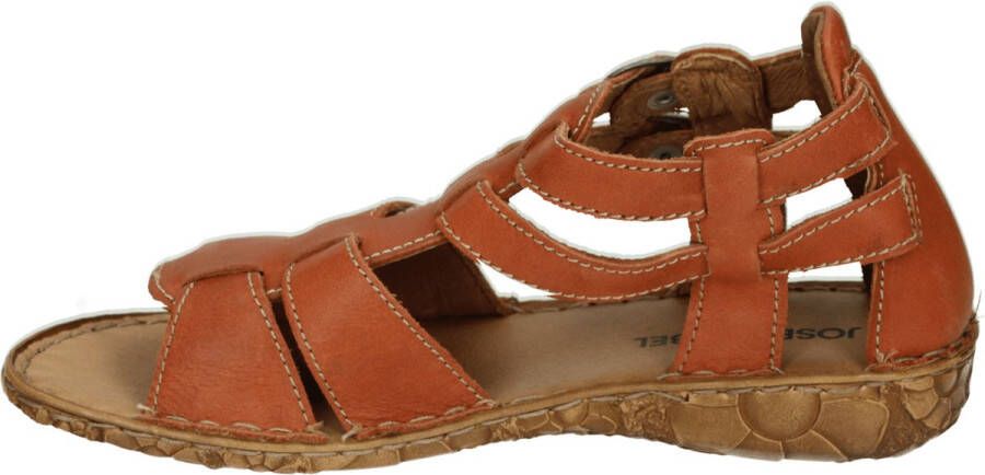 Josef Seibel ROSALIE 51 Platte sandalenDames Sandalen Oranje