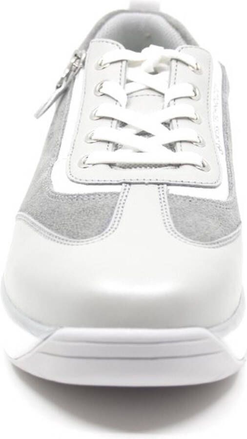 Joya LAURA LIGHT GREY 962sne Lichtgrijze sneaker met schokdempende PU zolen wijdte H