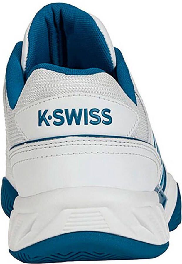 K-Swiss Bigshot Light 4 Hardcourt Schoenen Brilliant White Celestial Scuba Blue Heren