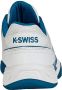 K-Swiss Bigshot Light 4 Hardcourt Schoenen Brilliant White Celestial Scuba Blue Heren - Thumbnail 6