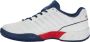 K-Swiss Bigshot Light Omni 4 tennisschoenen wit donkerblauw rood - Thumbnail 5