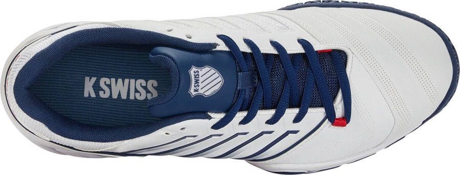 K-Swiss Bigshot Light Omni 4 tennisschoenen wit donkerblauw rood - Foto 7