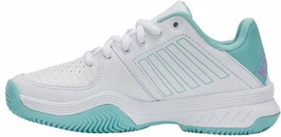 K-Swiss Women's White And Blue Court Express Hb 96750117 Shoes - Foto 10