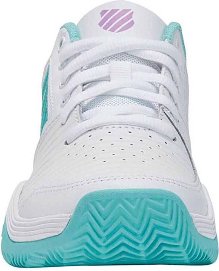 K-Swiss Women's White And Blue Court Express Hb 96750117 Shoes - Foto 11