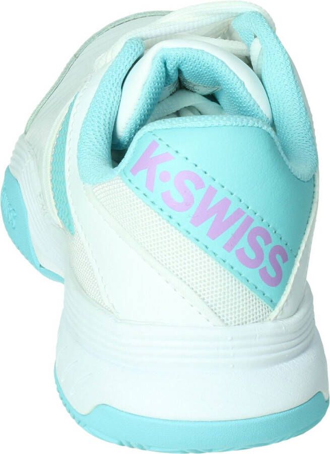 K-Swiss Women's White And Blue Court Express Hb 96750117 Shoes - Foto 12