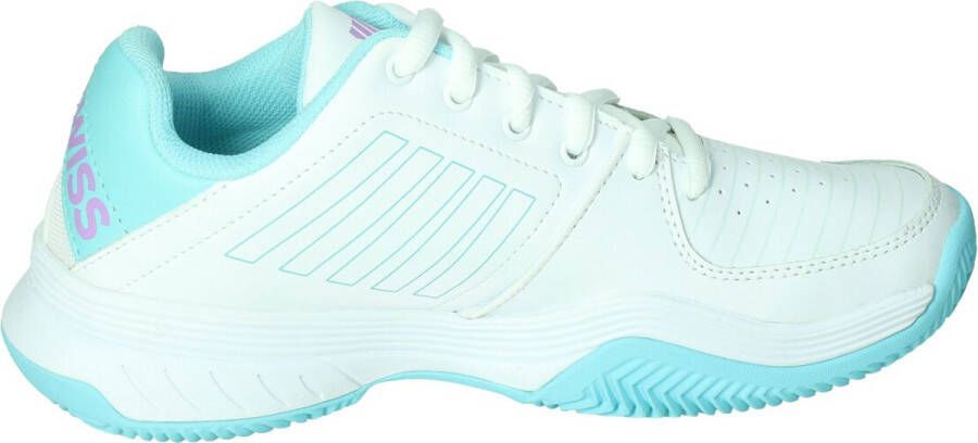 K-Swiss Women's White And Blue Court Express Hb 96750117 Shoes - Foto 13