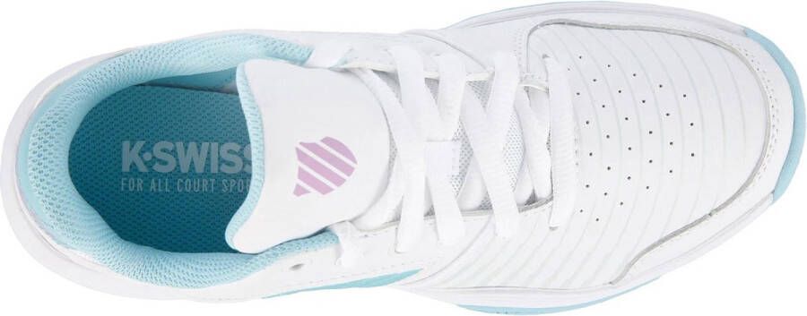 K-Swiss Women's White And Blue Court Express Hb 96750117 Shoes - Foto 4