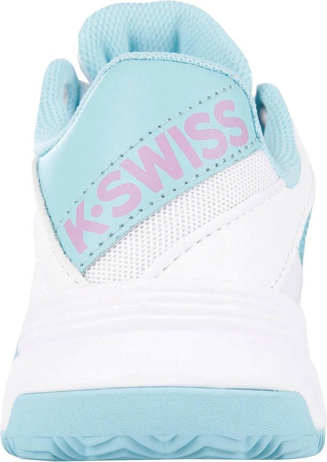 K-Swiss Women's White And Blue Court Express Hb 96750117 Shoes - Foto 6