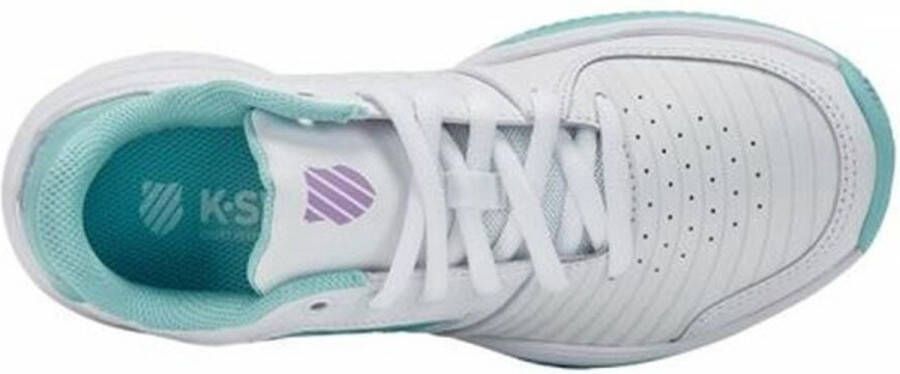 K-Swiss Women's White And Blue Court Express Hb 96750117 Shoes - Foto 8