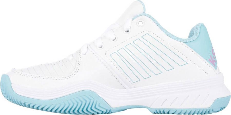 K-Swiss Women's White And Blue Court Express Hb 96750117 Shoes - Foto 9