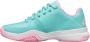 K-Swiss Court Express Omni Sportschoenen lichtblauw wit roze - Thumbnail 5