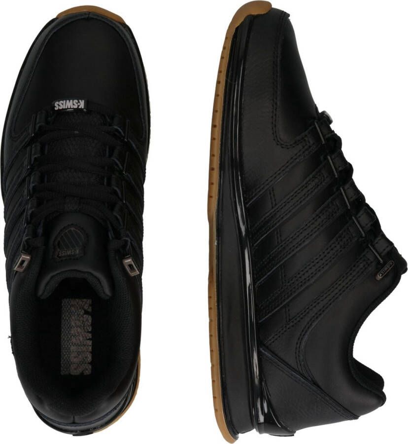 K-Swiss Rinzler Heren Leer Sneakers Sport Casual Schoenen Zwart 01235-050-M - Foto 4