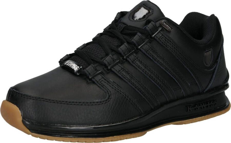 K-Swiss Rinzler Heren Leer Sneakers Sport Casual Schoenen Zwart 01235-050-M - Foto 5