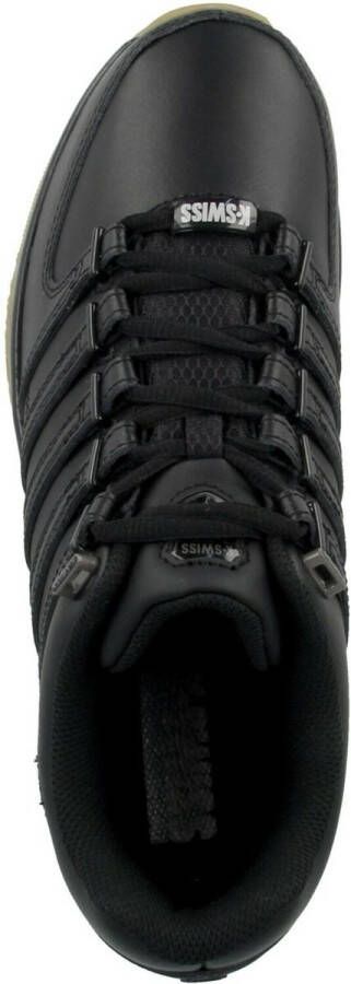 K-Swiss Rinzler Heren Leer Sneakers Sport Casual Schoenen Zwart 01235-050-M - Foto 6