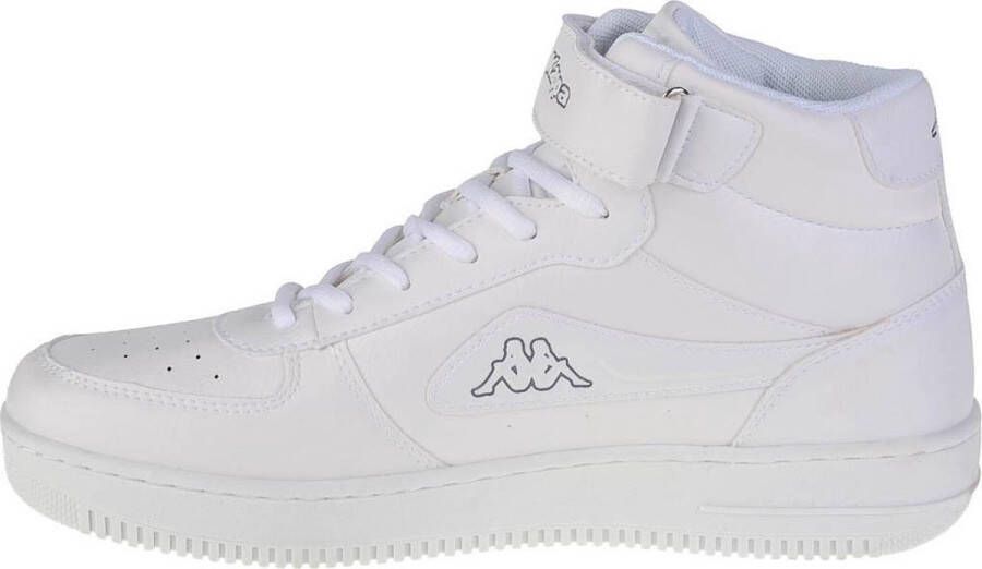 Kappa Bash Mid 242610-1014 Mannen Wit Sneakers