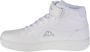 Kappa Stijlvolle Mid-Top Unisex Sneakers White - Thumbnail 3