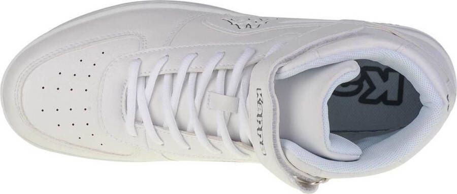 Kappa Bash Mid 242610-1014 Mannen Wit Sneakers