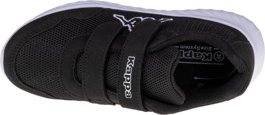 Kappa Cracker II K 260647K-1110 voor een Zwart Sneakers Sportschoenen