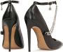 Kazar Avant-garde leren pumps met ketting Black Dames - Thumbnail 4