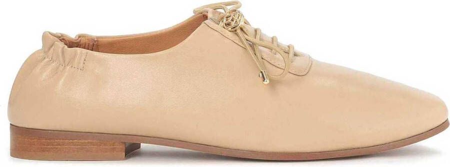 Kazar Comfortabele leren casual schoenen voor vrouwen met elastische hielversterkers Beige Dames - Foto 3