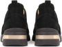 Kazar Zwarte Suède Sneakers met Gouden Plaat Black Dames - Thumbnail 3