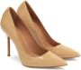 Kazar Elegante Beige Gelakte Leren Pumps Beige Dames - Thumbnail 2