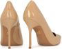 Kazar Elegante Beige Gelakte Leren Pumps Beige Dames - Thumbnail 3