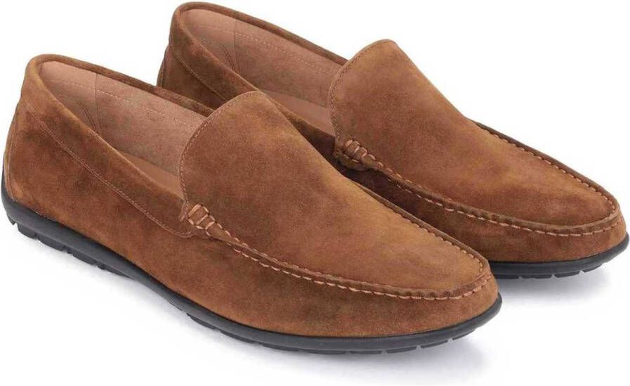 Kazar Heren elegante bruine suède mocassins Brown Heren - Foto 3