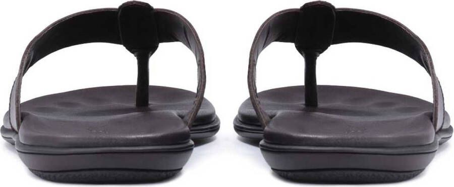 Kazar Heren bruine leren slippers