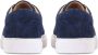 Kazar Heren marineblauwe geperforeerde sneakers Blue Heren - Thumbnail 5