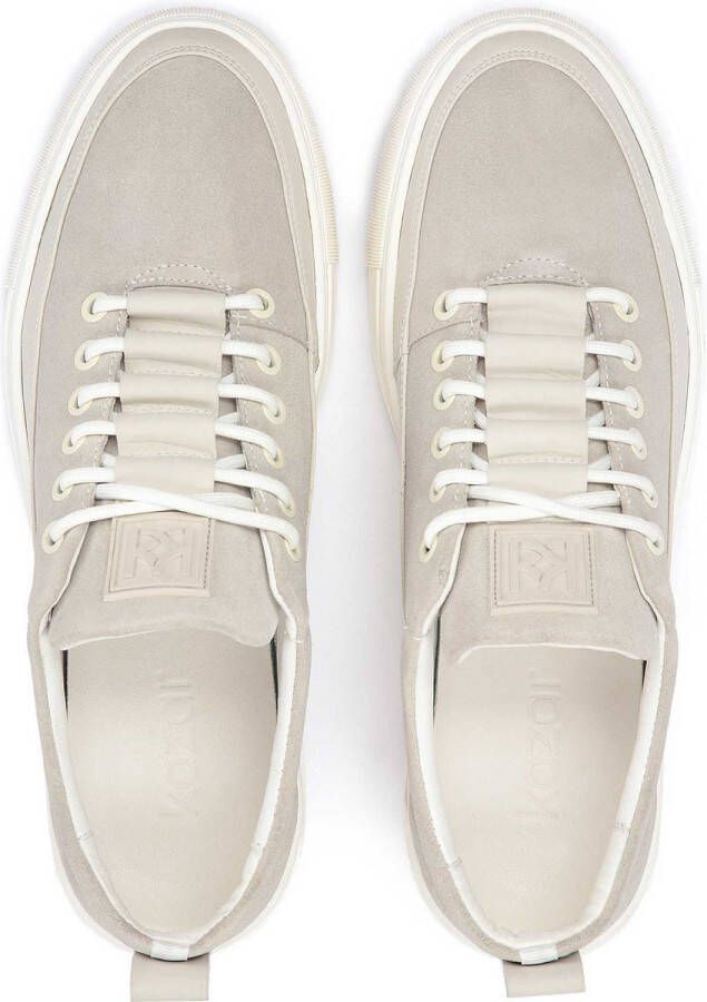 Kazar Heren sneakers van suède in een minimalistische stijl