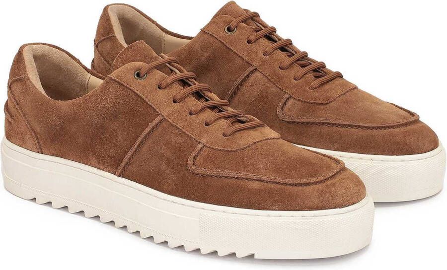 Kazar Heren sneakers van suède op een mooie zool