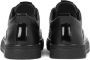 Kazar Heren sneakers van zwart leer met elegante inzetstukken - Thumbnail 4